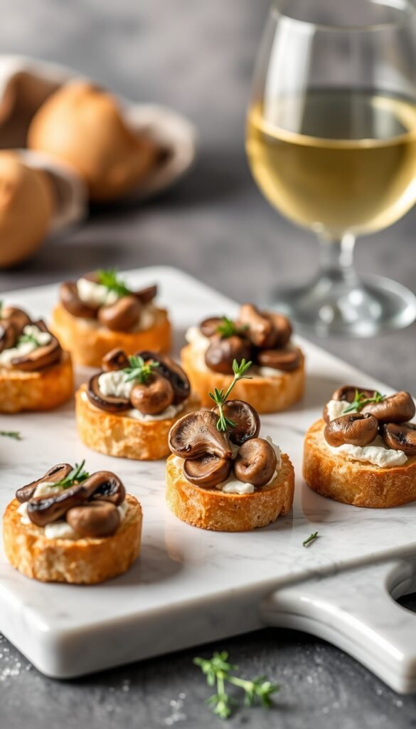Wild Mushroom Crostini
