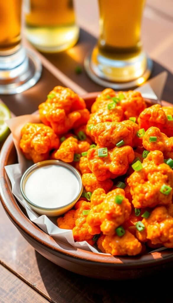 Air Fryer Buffalo Cauliflower Bites