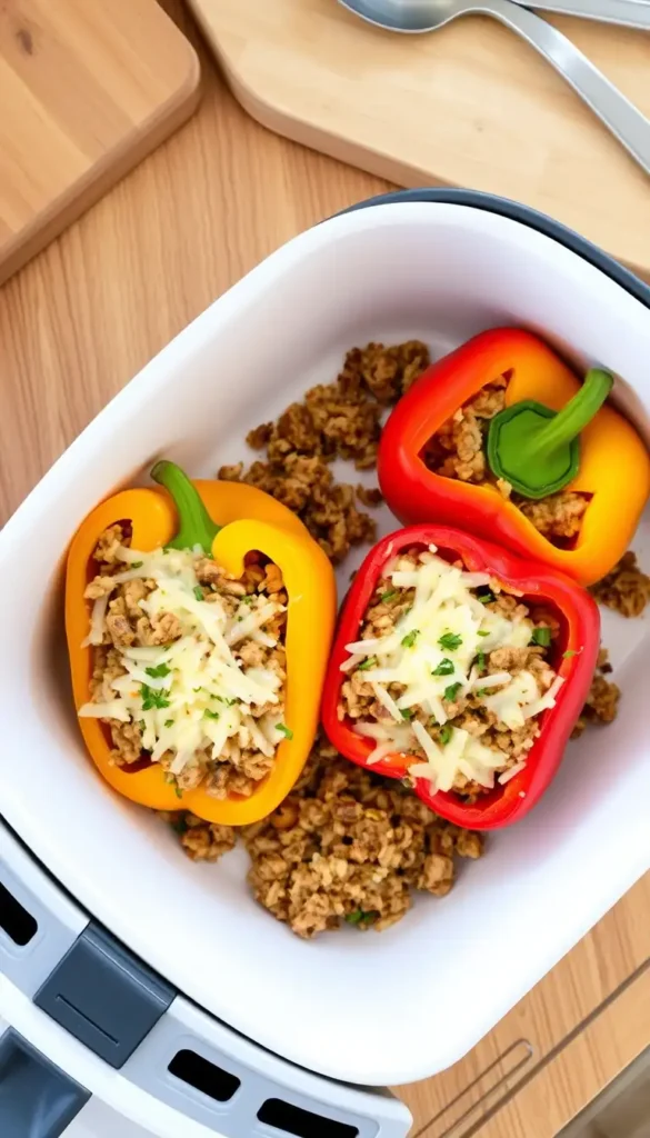 Air Fryer Stuffed Peppers