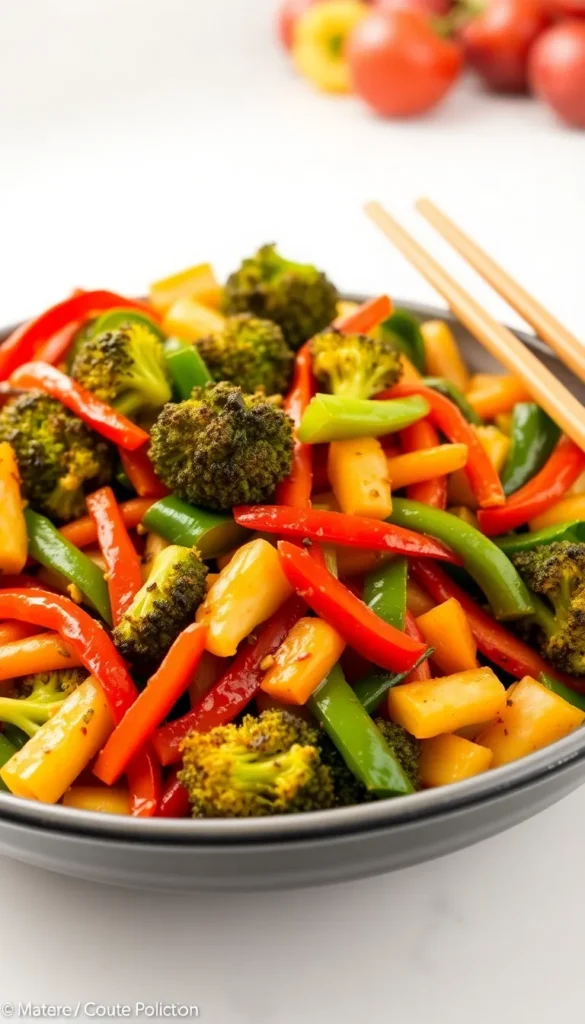 Air Fryer Veggie Stir-Fry