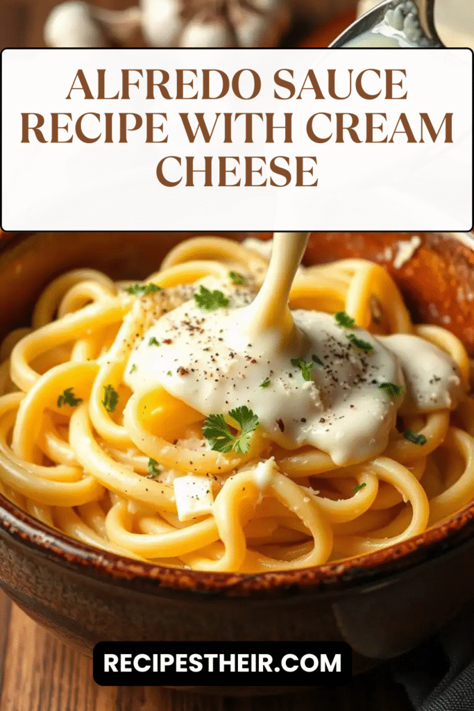 Alfredo Sauce Recipe with Cream Cheese