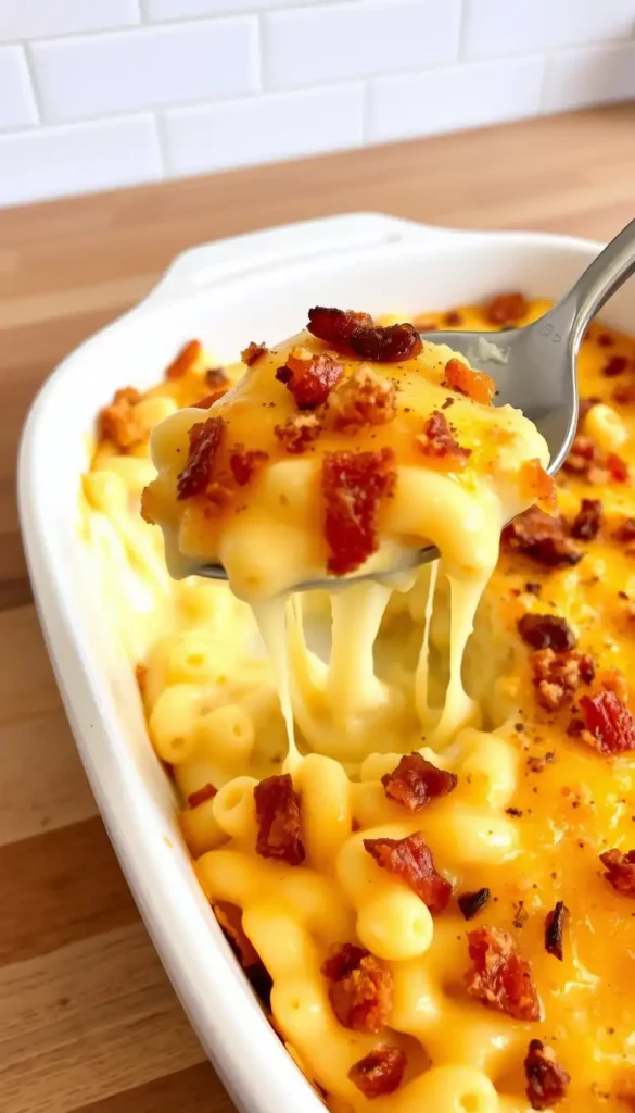Bacon Mac and Cheese Bake