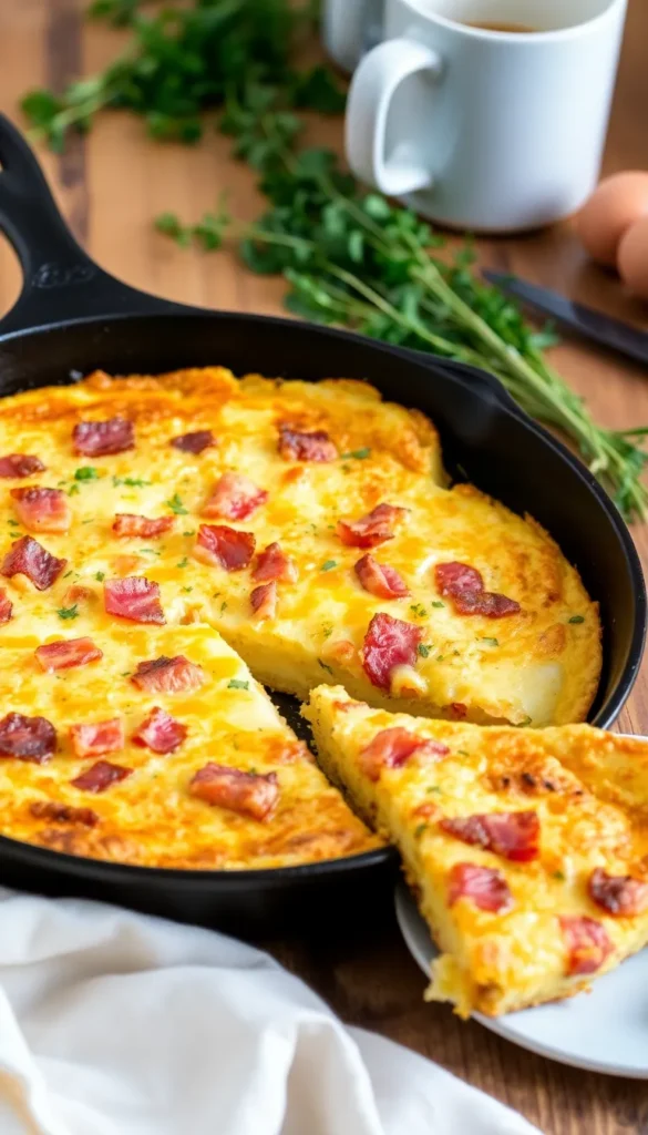 Bacon and Potato Frittata