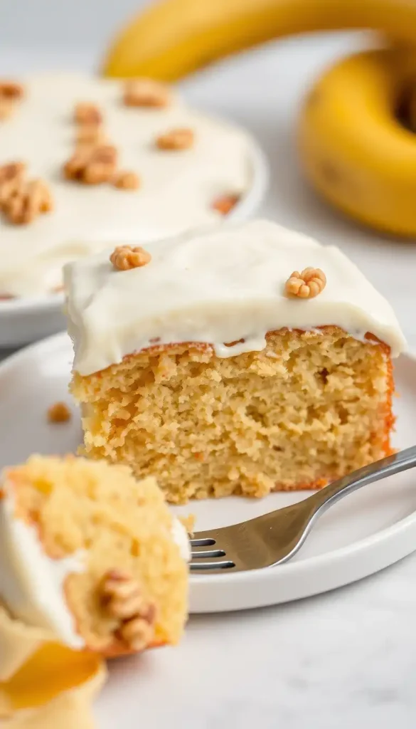 Banana Cake with Cream Cheese Frosting