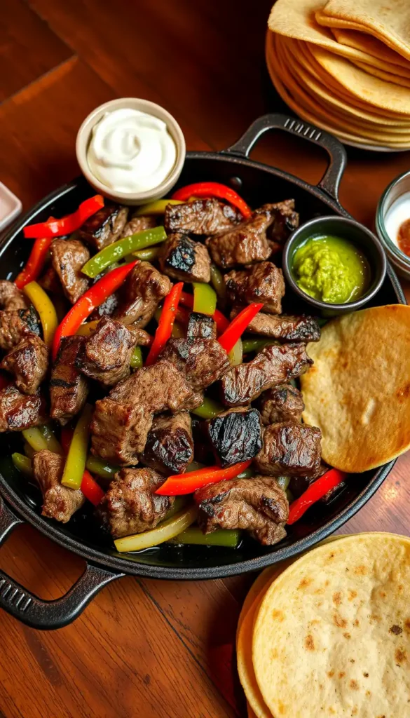 Beef Strips Fajitas