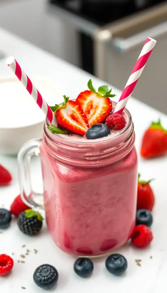 Berry Blast Protein Shake