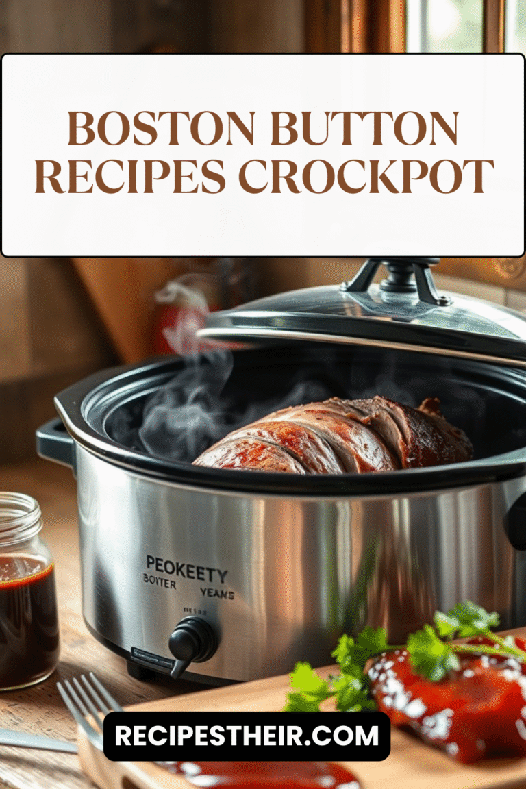Boston Button Recipes Crockpot
