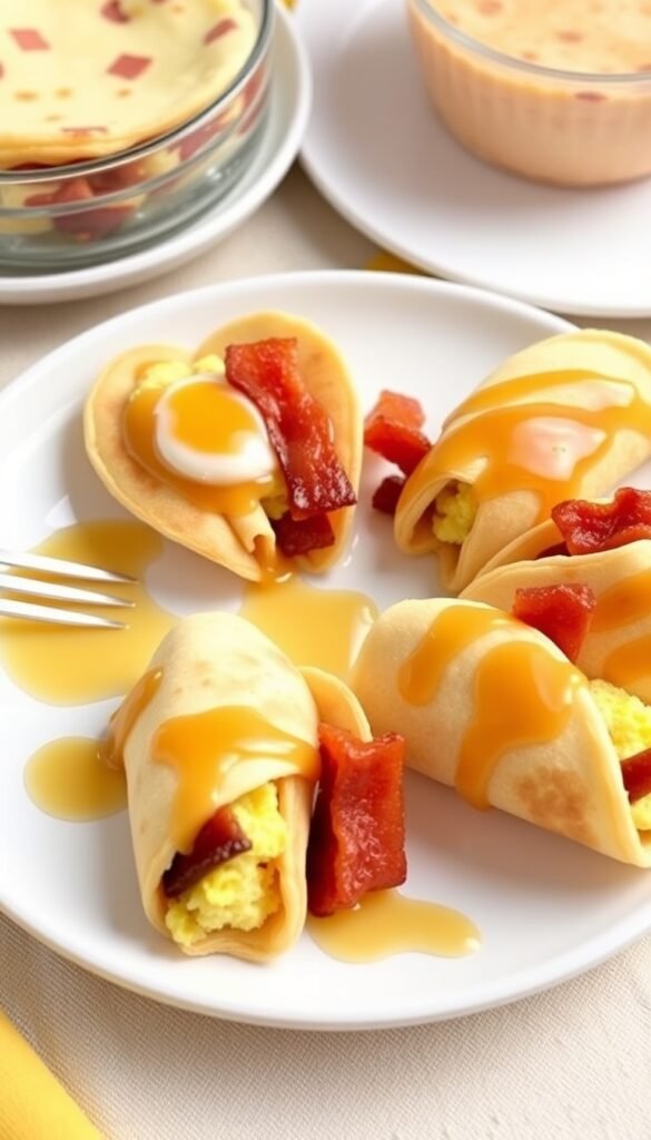 Breakfast-for-Dinner Pancake Tacos