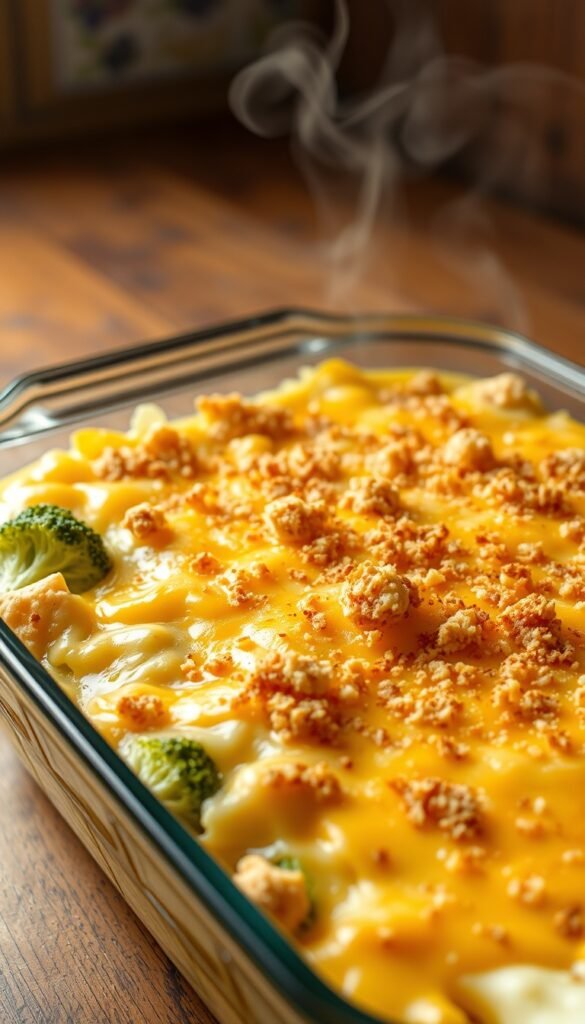 Broccoli and Cauliflower Cheese Casserole