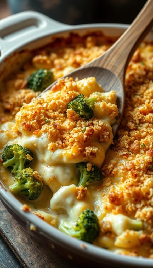 Broccoli and Cauliflower Gratin