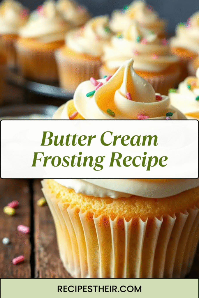 Butter Cream Frosting Recipe