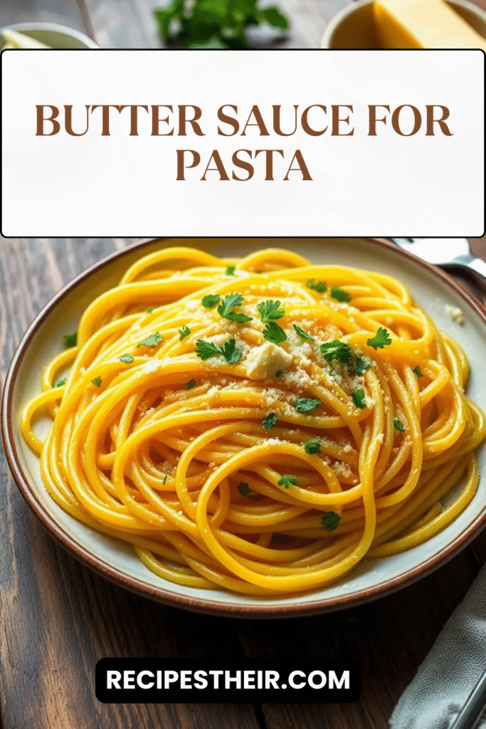 Butter Sauce for Pasta