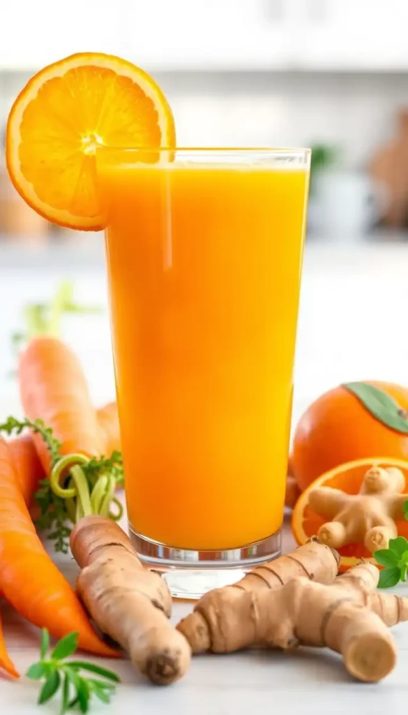 Carrot Orange Immunity Juice