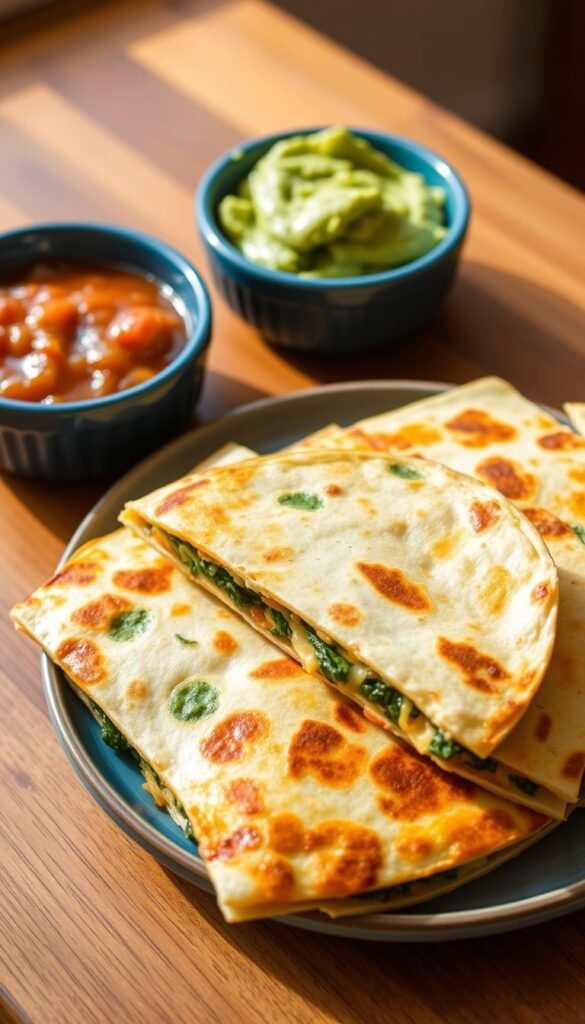 Cheesy Veggie Quesadillas