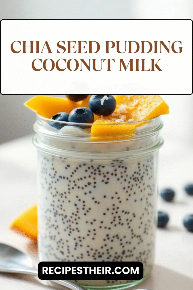 Chia Seed Pudding Coconut Milk