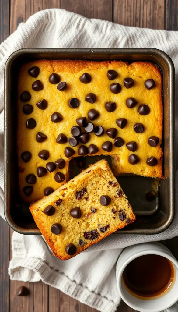 Chocolate Chip Snack Cake