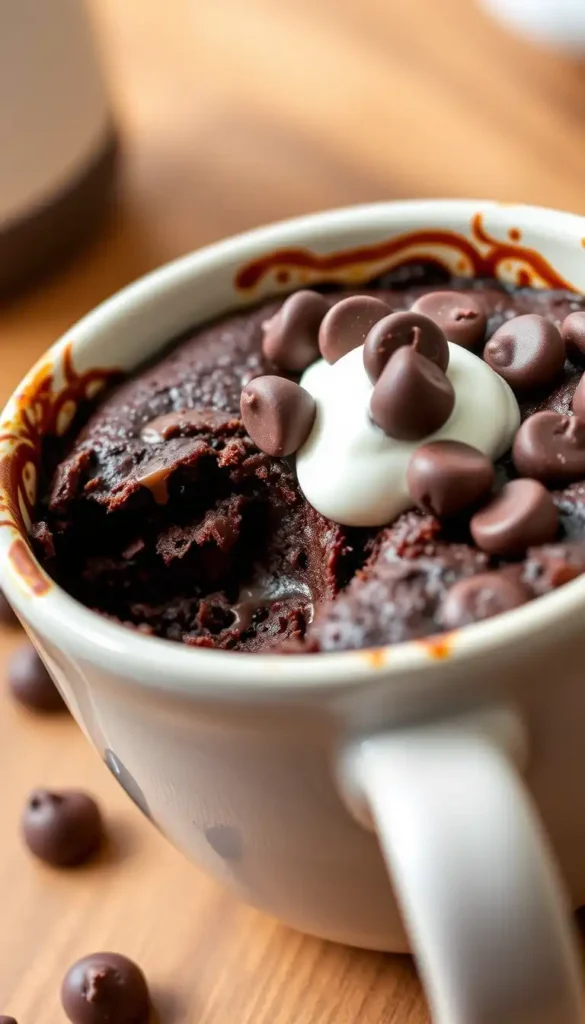 Chocolate Protein Mug Cake