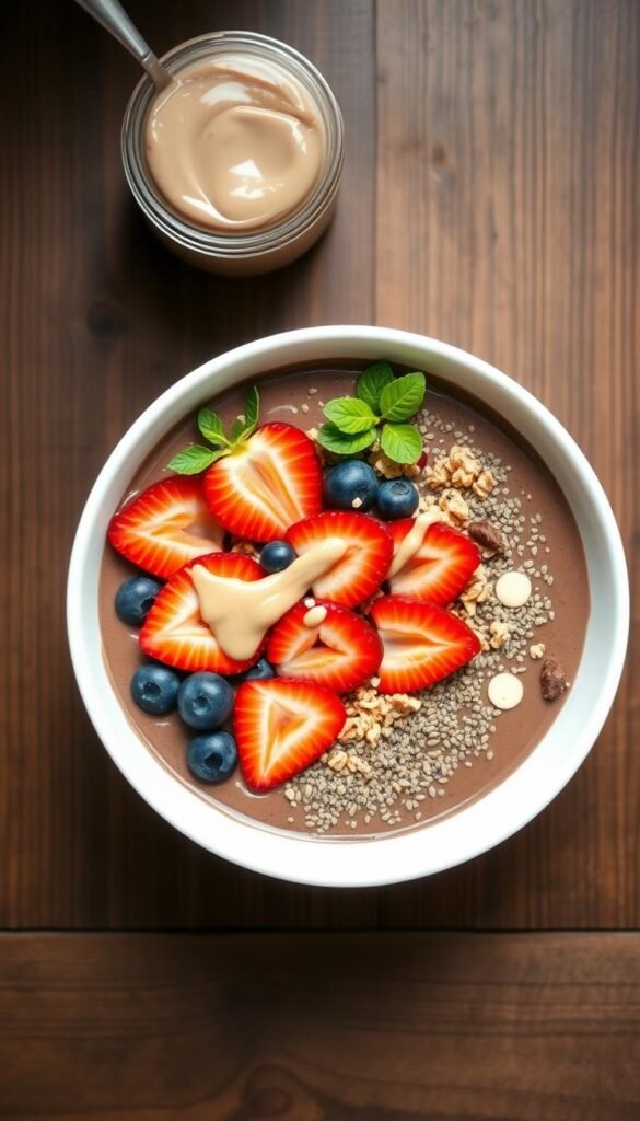 Chocolate Protein Smoothie Bowl