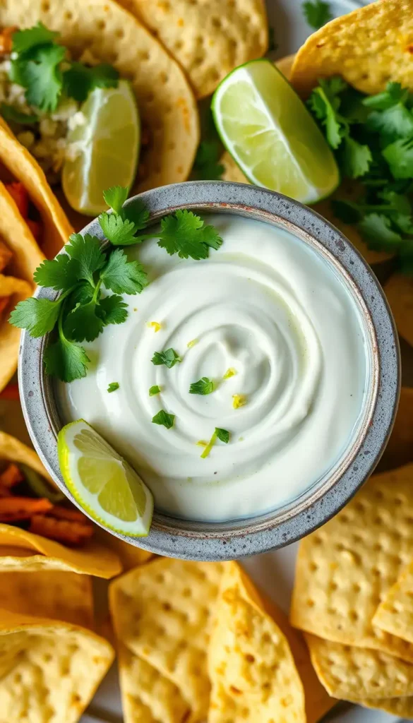 Cilantro Lime Crema