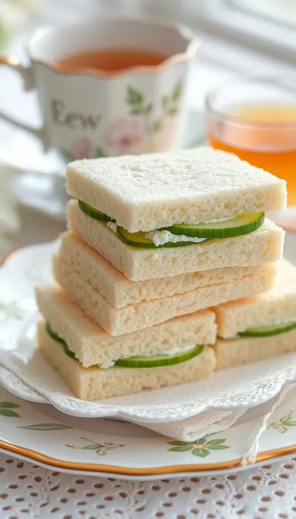 Classic Cucumber Tea Sandwiches