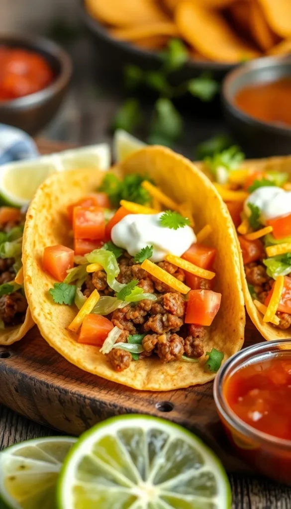 Classic Ground Beef Tacos