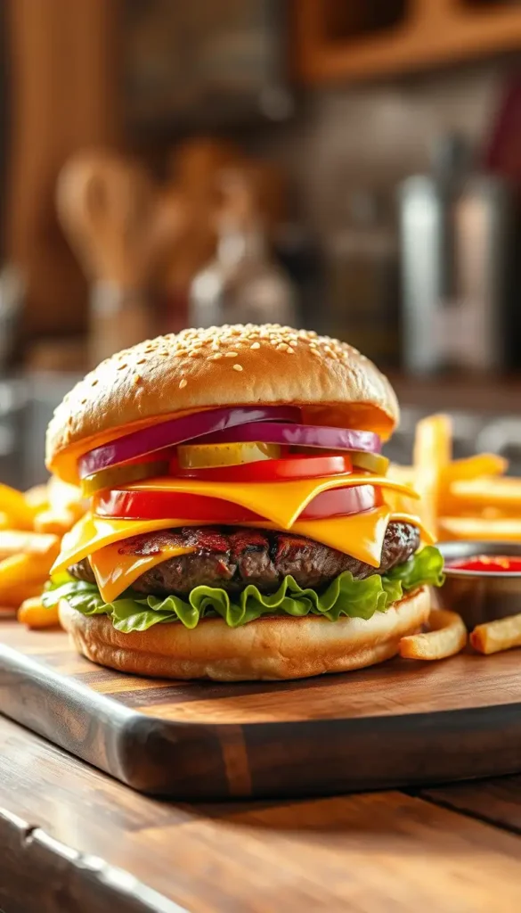 Classic Quick Beef Burger
