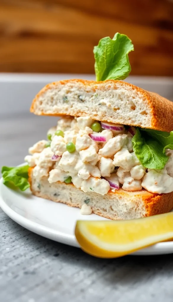 Classic Rotisserie Chicken Salad Sandwich