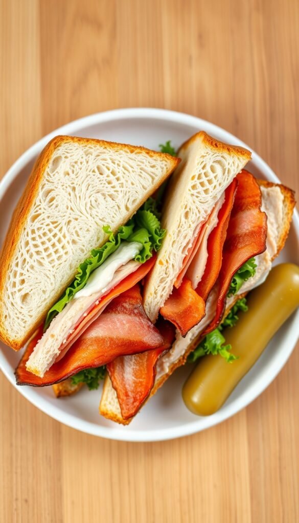 Classic Turkey Club Sandwich