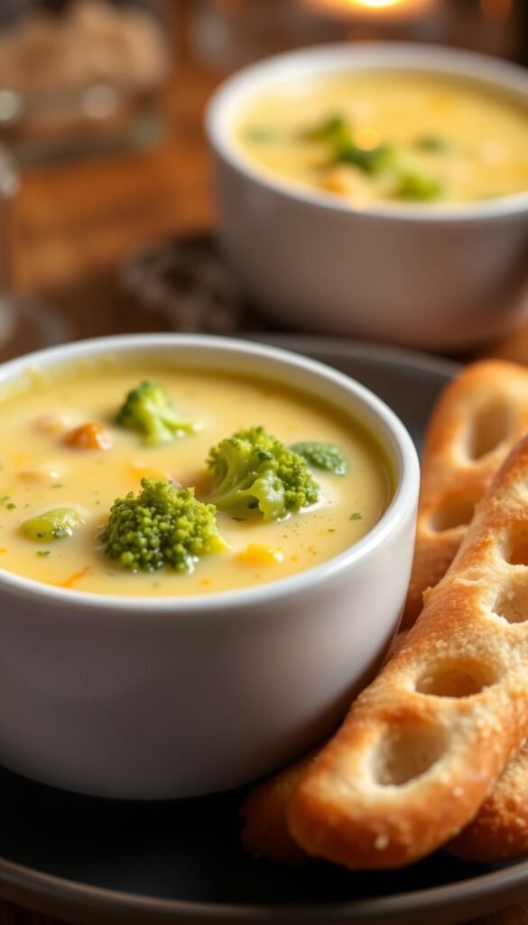 Creamy Broccoli and Cheese Soup