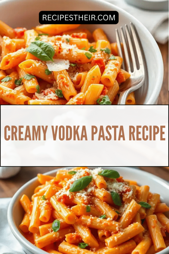 Creamy Vodka Pasta Recipe