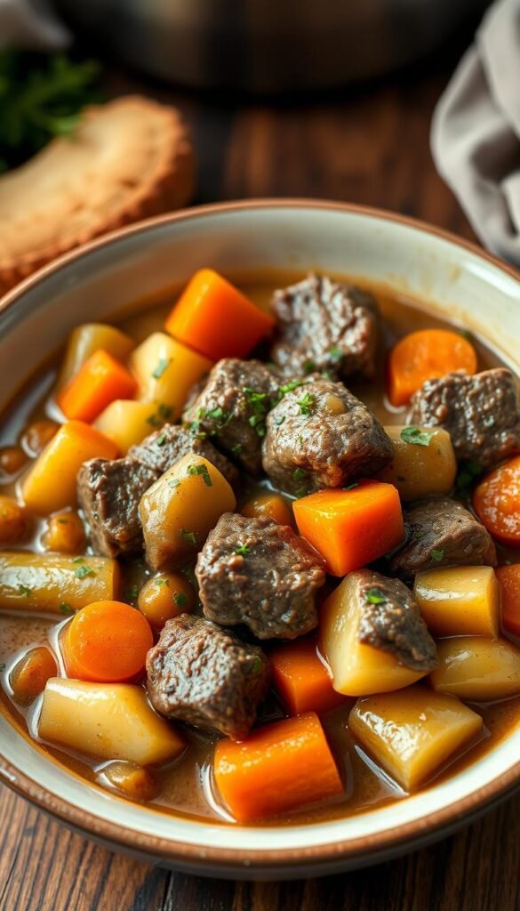 Crock Pot Cube Steak with Vegetables