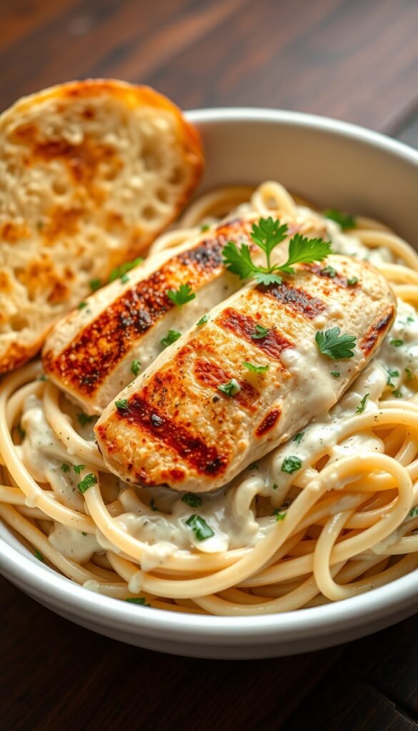 Easy Chicken Alfredo Pasta