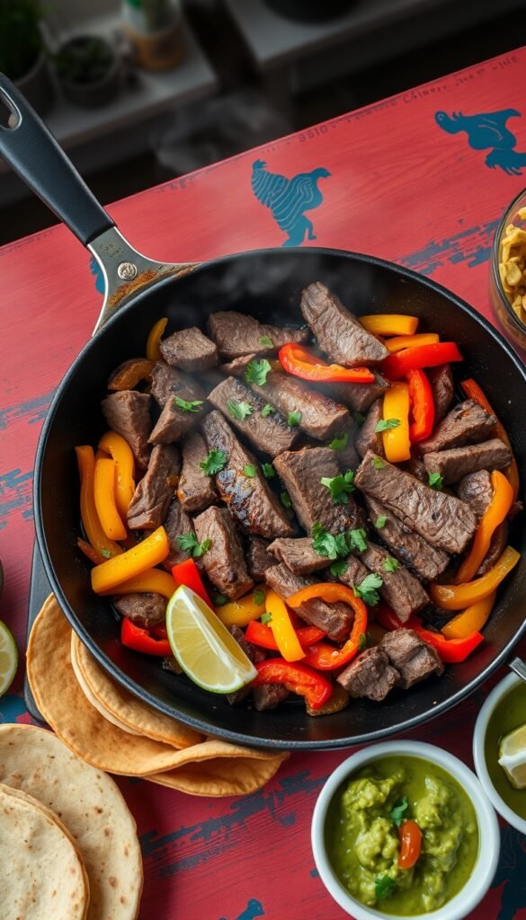 Flank Steak Fajitas