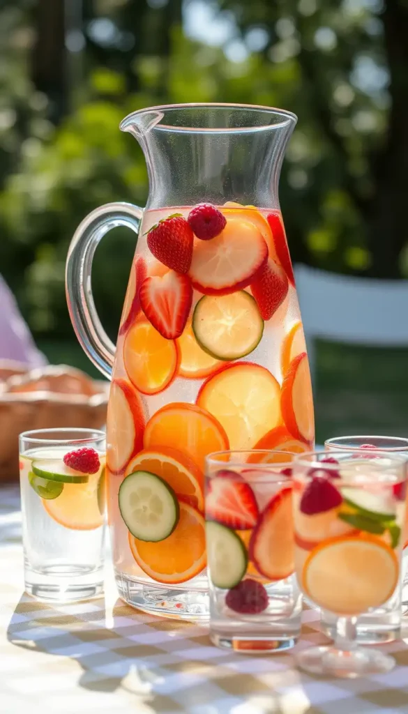 Fresh Fruit Infused Water