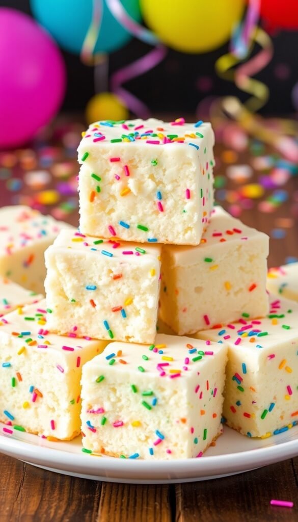 Funfetti Birthday Cake Bars