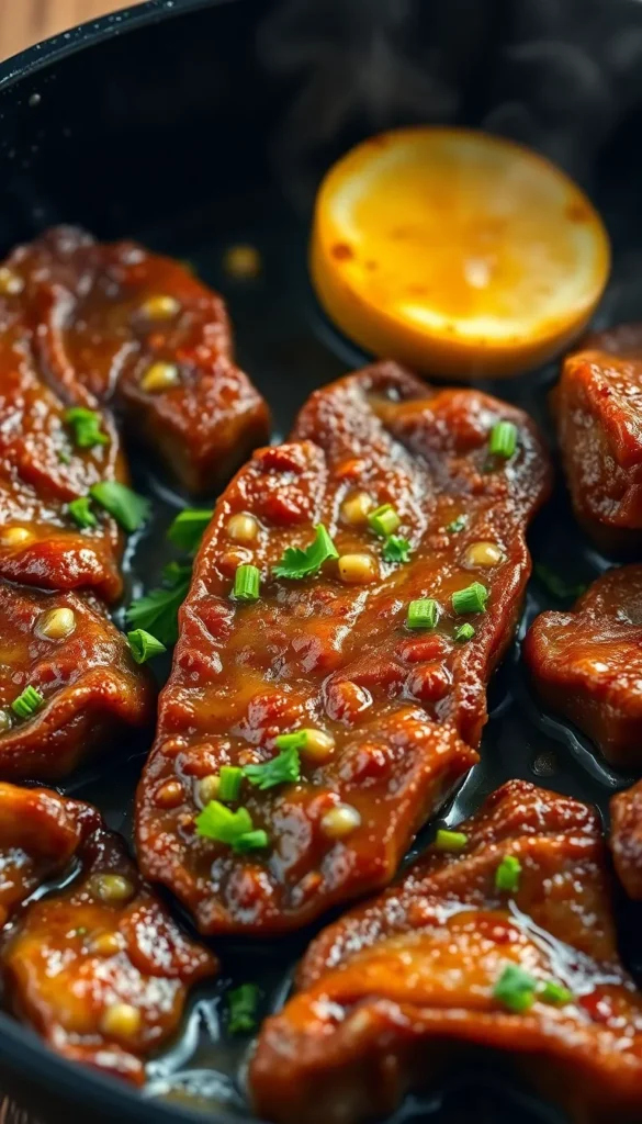 Garlic Butter Beef Strips