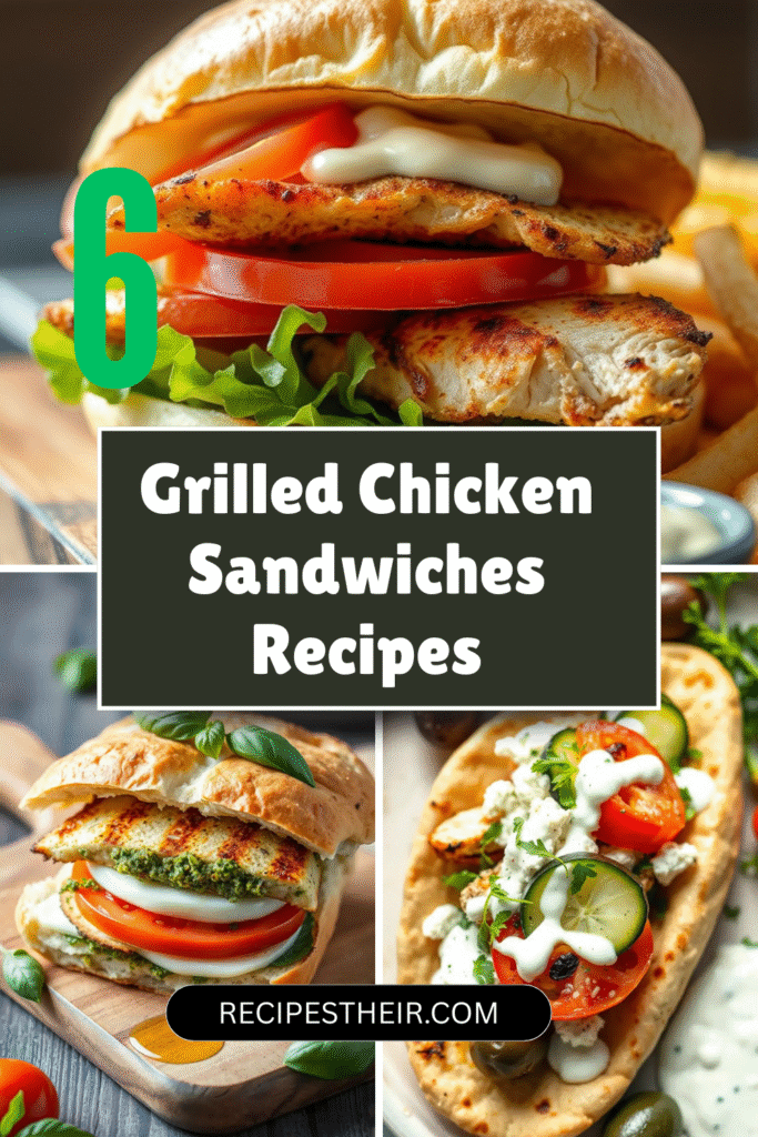 Grilled Chicken Sandwiches Recipes
