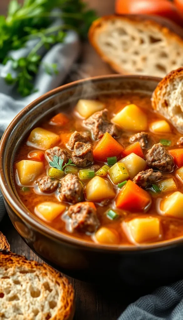 Hamburger Soup