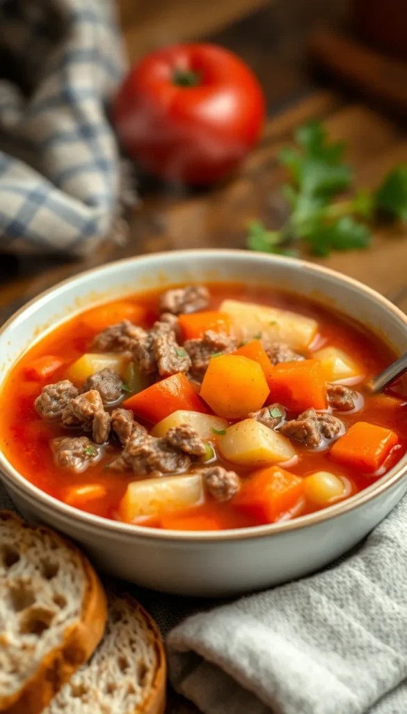 Hamburger Soup