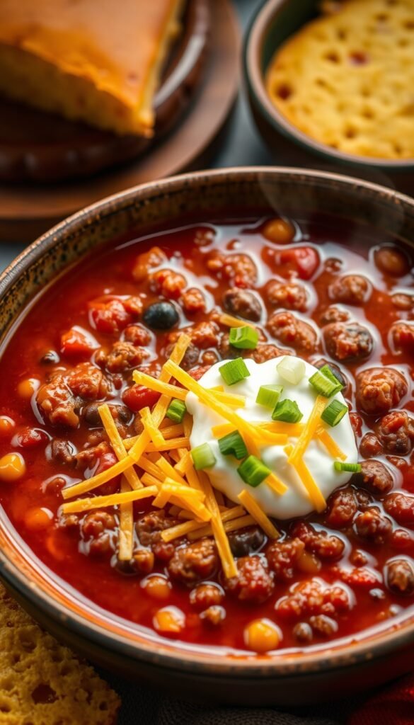 Hearty Ground Beef Chili