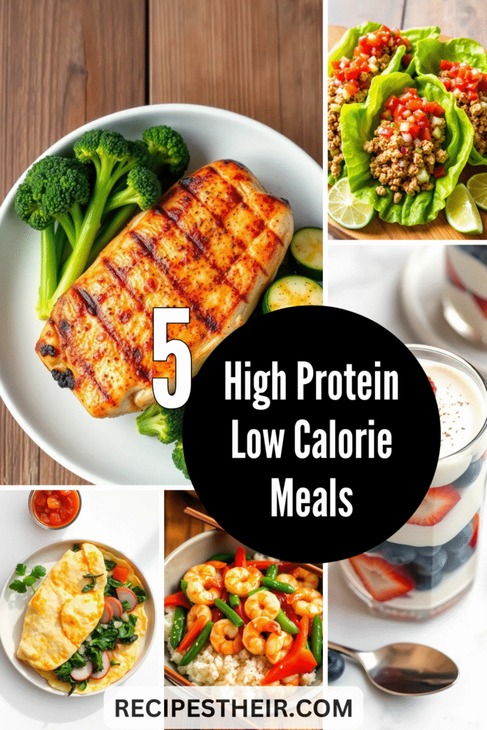 High Protein Low Calorie Meals