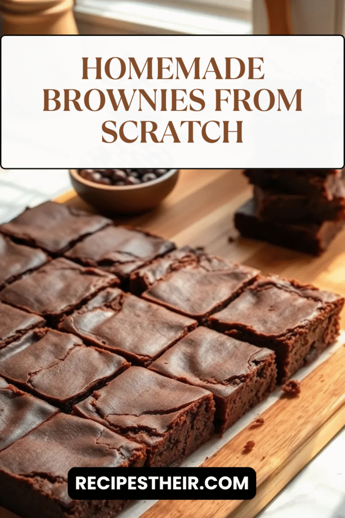 Homemade Brownies From Scratch