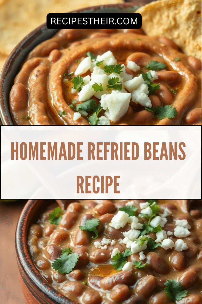 Homemade Refried Beans Recipe