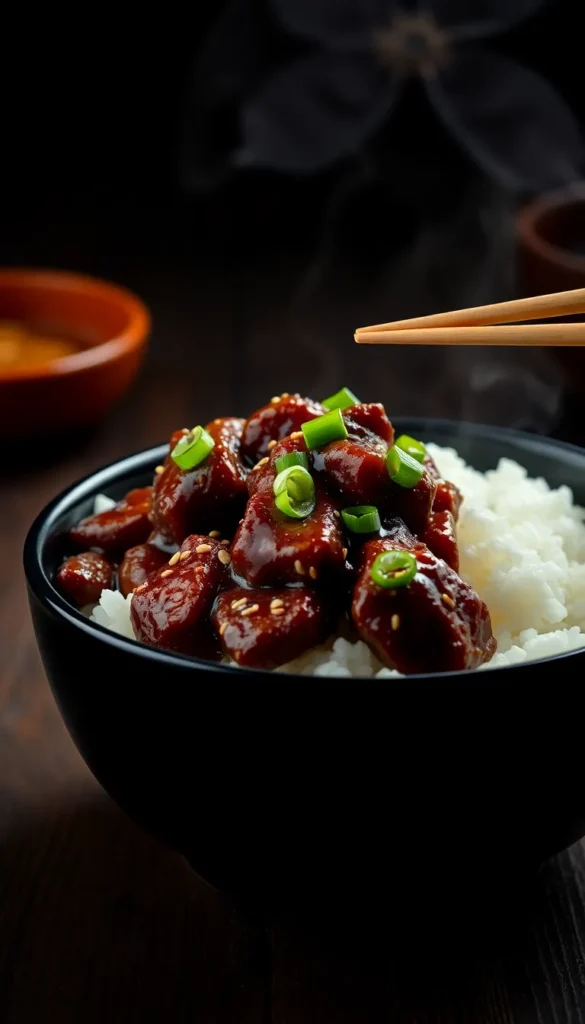 Honey Soy Beef Strips