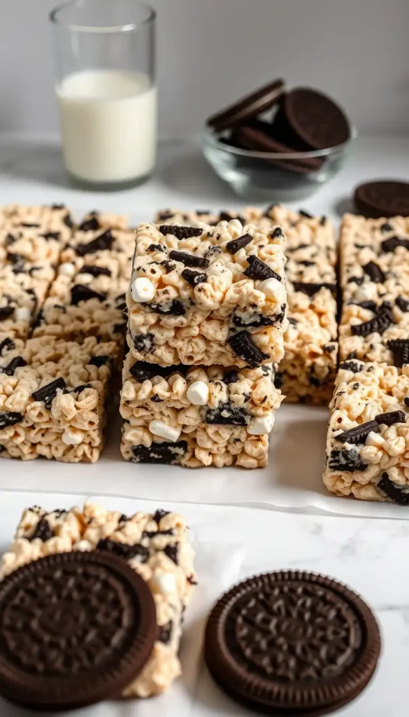 How to Make Oreo Rice Crispy Treats (Step-by-Step)