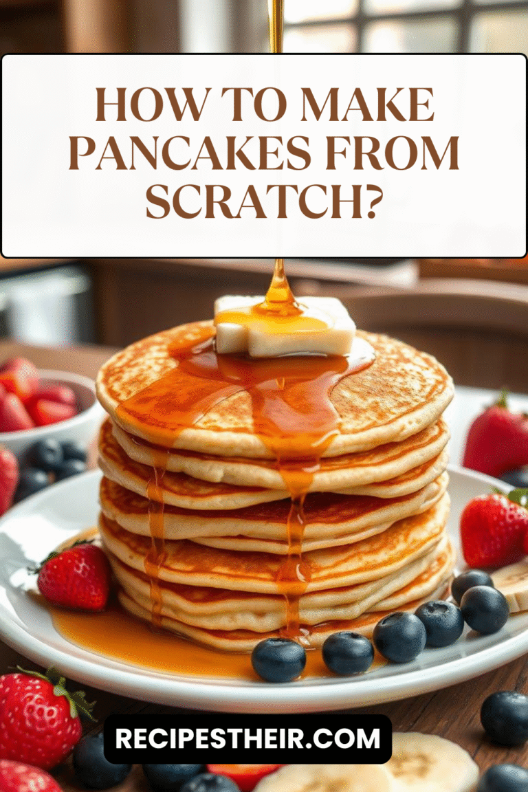 How to Make Pancakes from Scratch