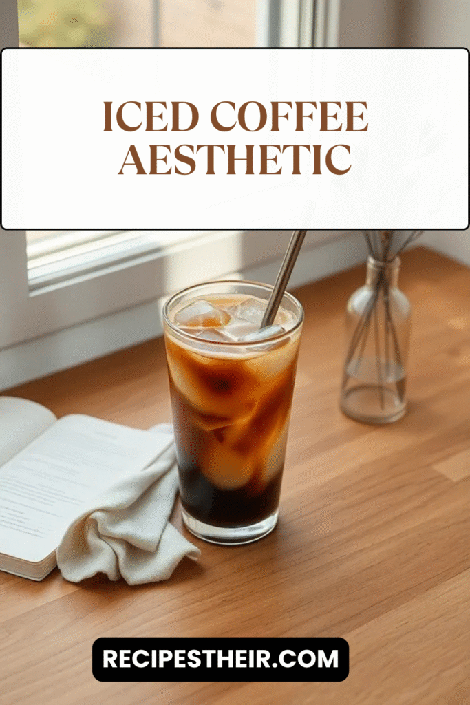 Iced Coffee Aesthetic