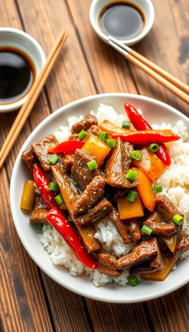 Pepper Steak and Rice: A Flavorful Classic Comfort Dish
