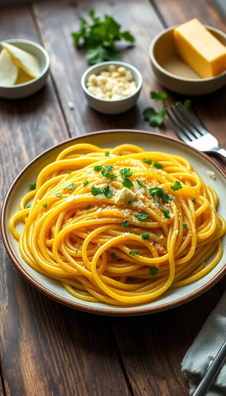 Ingredients for Classic Butter Sauce for Pasta