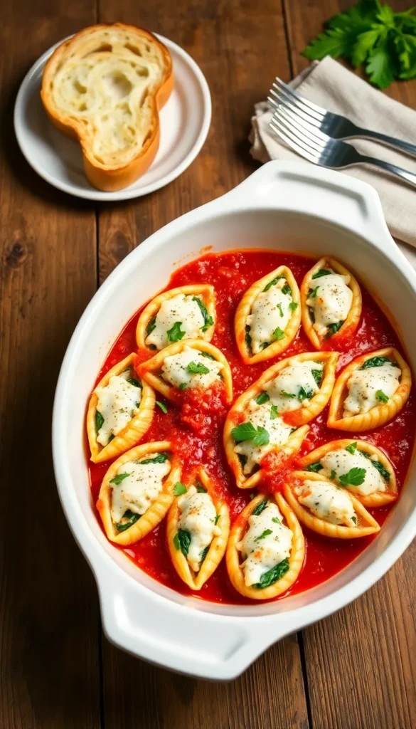 Ingredients for Stuffed Shells Recipe